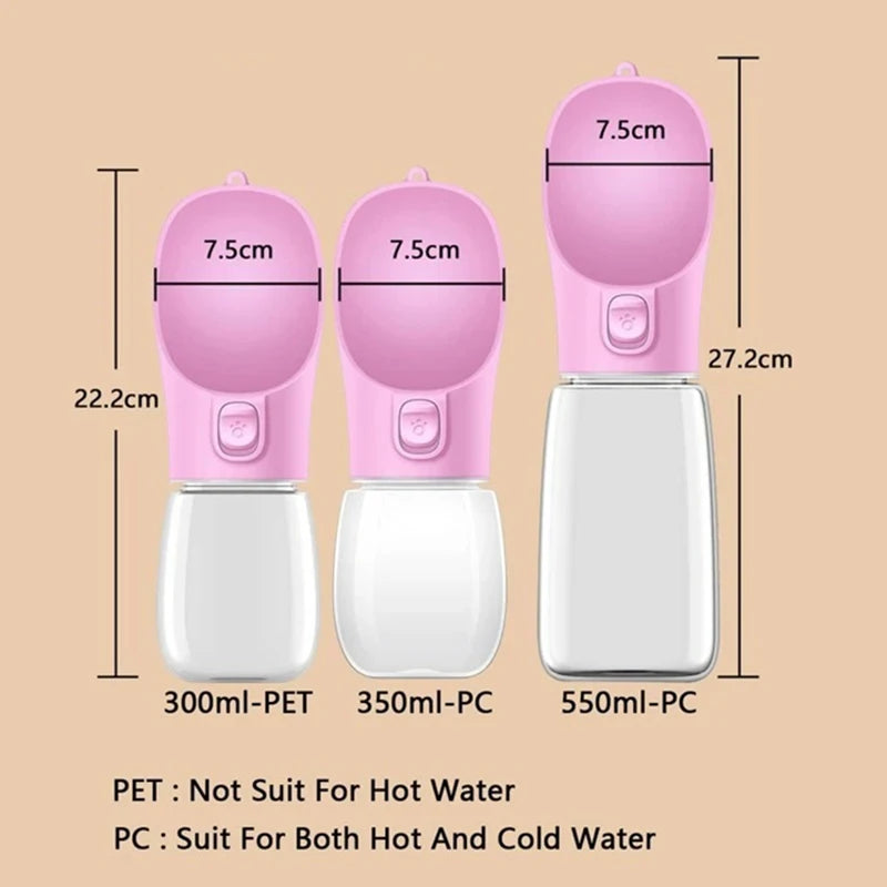 Portable Dog Water Bottle  Dogs and Cat