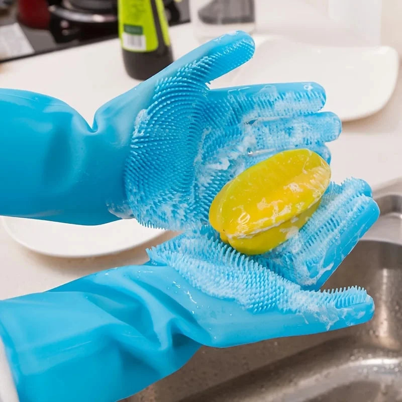 Pet Grooming Cleaning Gloves "Use While Bathing Your Pets"