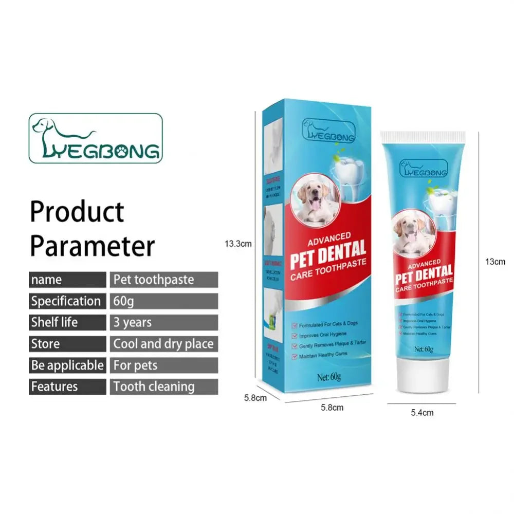 Pet Toothpaste for Dogs & Cats "Edible"